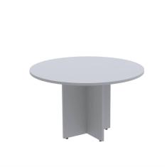 Mesa Reunião Redonda Mrr1100p25pp Cinza