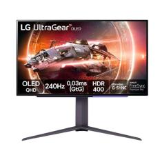Monitor Gamer LG UltraGear OLED 27”, QHD, 240Hz, 27GS95QE-B