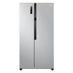 Geladeira LG Side By Side Frost Free Inverter 519L Inox GC-B187PQAL 220V
