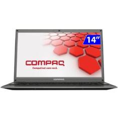 Notebook Compaq 14.1P I3-6157U 4GB 120GBSSD Linux - 3012102 Cinza Bivolt