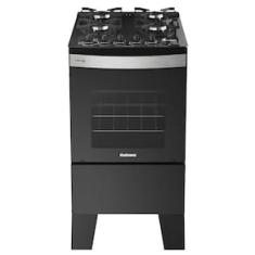 Fogão Itatiaia 4 Bocas Itaglass Plus Mesa de Vidro Acendimento Automático Preto