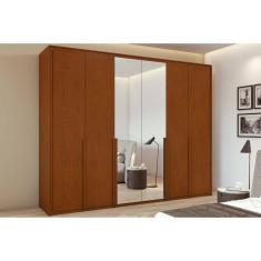 Guarda Roupa Casal 6 Portas (1 C- Espelho) E 6 Gavetas Imperatore Frassino