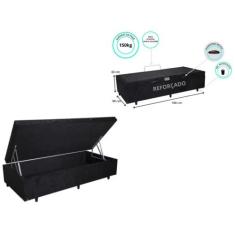 Cama Box Baú Solteiro 88x188 Jadmax - Fácil Manuseio - Alta Durabilida