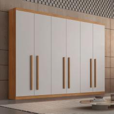 Guarda Roupa Casal 6 Portas em MDF Pernambuco Rufato