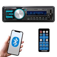 Som Automotivo Auto Rádio Slim Bluetooth Usb Sd Fm Mp3 Roadstar RS2715BR