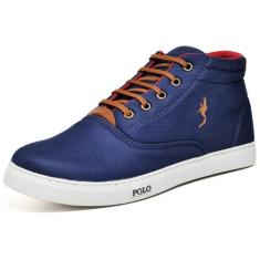 Tenis Masculino Cano Alto Sapatenis Casual 37 ao 46 - Tornile, Azul, 3