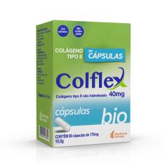 Colflex Bio 40mg Colágeno Tipo II Não Hidrolisado - 60 cápsulas Hypera 60 Cápsulas