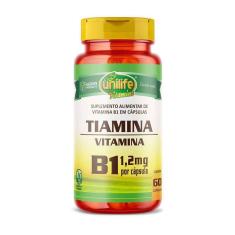 Vitamina B1 Tiamina 500mg 60 Cápsulas -unilife Gênero:unissex