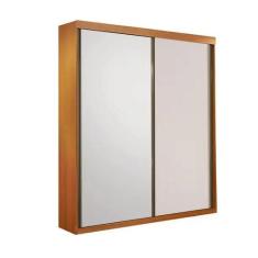 Guarda Roupa Solteiro Búzios 2 Portas de Correr 1 Porta Espelhada 3 Ga