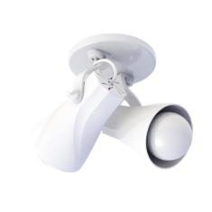 Spot De Sobrepor Faro 2 Lâmpadas E27 PP Ideal Praia Maresia Branco - V