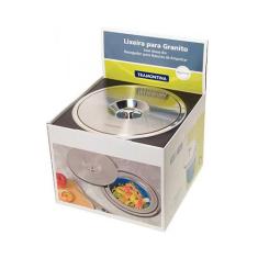 Lixeira Inox de Embutir Tramontina - Clean Round 5L