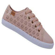Tênis Casual Feminino Moda Confortável Sapatênis - Leila Soares, Candy