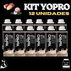 Kit 12 Yopro Bebida Whey Protein 0 Lactose Escolha O Sabor - Danone, B
