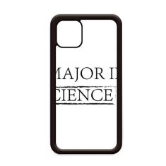 Capa com citação I Major in Science para iPhone 12 Pro Max para Apple Mini Mobile Case Shell