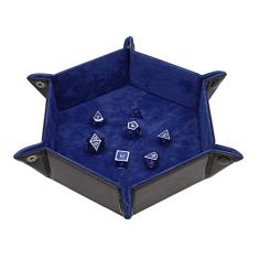 Forged Dice Co. Bandeja de dados portátil dobrável para uso como bandeja de dados DND, bandeja de dados D&D ou jogo de dados silenciosos de 16,5 cm - Snaps mais fortes seguram mais firmemente do que