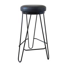 Banqueta Média para Cozinha Bar Balcão Bistrô Mesa Hairpin - MM DECOR 