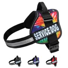 Doggie Stylz Colete para cães de serviço – Peitoral durável e reflexivo para cães de serviço, colete ajustável para cães, PPP, PP, médio e grande – Colete de serviço confortável para cães de trabalho
