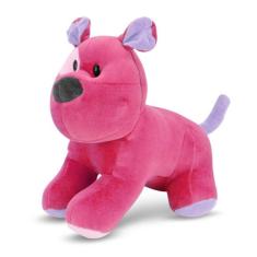 Cachorro de Pelúcia Rosa 26 cm Antialérgico