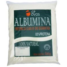 Albumina Pura - 500g - 80% Proteína - Suplemento Integral - cp Ovos