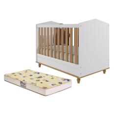 Berço Americano Mini Cama Mimo com Colchão Supreme - Permóbili Baby