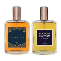 Kit Perfume Masculino - Arabian + Almíscar Selvagem 100Ml - Essência D
