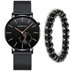 Relógio Masculino CRRJU Funcional Casual Luxo Com Pulseira