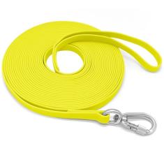 ZALER Coleira longa para cães, à prova d'água, para treinamento de cães de 9 m, à prova de odor, guia de linha longa com trava de parafuso de alumínio para aviação, clipe mosquetão para cães pequenos,