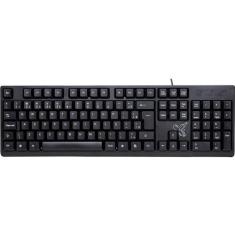 Teclado USB Universitário Maxprint com Fio, 107 Teclas ABNT2