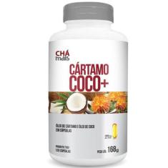 Óleo De Cartamo + Óleo De Coco 1000Mg Clinicmais 120 Cápsulas - Chá Ma