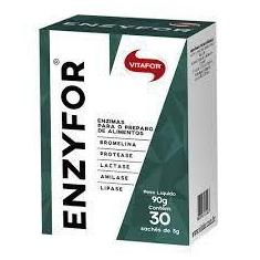 Enzyfor Mix de 5 Enzimas Digestivas 3g Vitafor 30 Sachês