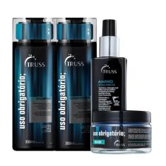 Kit Truss Uso Obrigatório - Shampoo 300ml + Condicionador 300ml + Másc