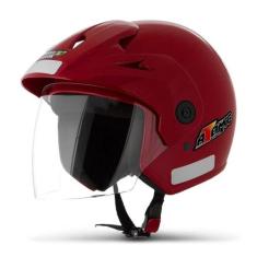 Capacete Aberto Pro Tork Atomic, 56, VERMELHO