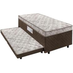 Cama Box Solteiro SMP com Cama Auxiliar  - Ortopédica LightSpuma BIBOX