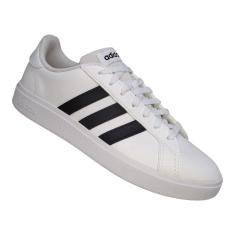 Tênis adidas Grand Court Base 2.0 Simp Masculino - Branco/Preto