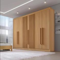 Guarda-roupa Zeus Plus Ripado 06 Portas 06 Gavetas Cinamono