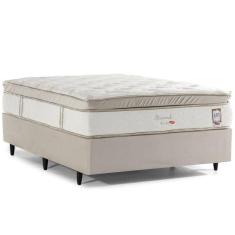 Cama Box Casal Herval Channel Bambu, 72x138x188 cm, Molas Ensacadas