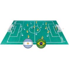 Futebol de Botão CLUB 2 Brasil X Argentina - Gulliver