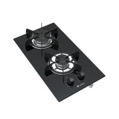 Cooktop a Gas 2 Bocas Venax Líbero Preto, Bivolt