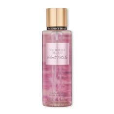 Victoria's Secret Velvet Petals Body Mist para mulheres, perfume com notas de flores exuberantes e esmalte de amêndoa, 250 ml