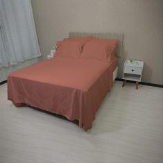 Jogo de Cama Lençol 400 Fios  4 Pçs P. Palito Casa Dona