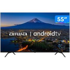 Smart Tv Aiwa 55 Android, 4k, Dolby Vision & Atmos - Aws-tv-55-bl-01 B