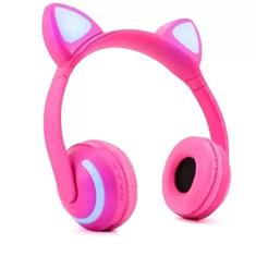 Headphone Bluetooth Gatinho Iluminação LED Exbom HF-C240BT