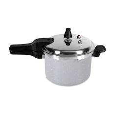 Panela de Pressão 22 cm 5,4 L Fundo de Indução Estrutura Alumínio Antiaderente Pro-Ceramic Premium Cor Gris Linha Cerami