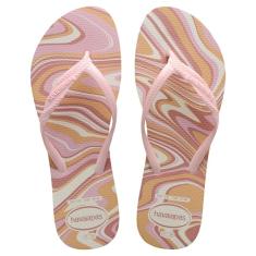 Chinelo Feminino Havaianas Fantasia Style Branco/Rosa 34