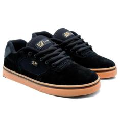 Tênis Hocks Flat Lite Preto Natural Camurça-Masculino