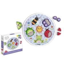 Quebra Cabeça Encaixe Progressivo Madeira Jardim Babebi 6011