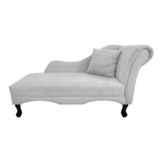 Recamier Divã Sofá Olivia Psicologia Consultório Suede Branco - LM DECOR
