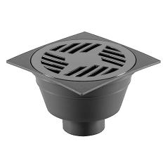 Ralo Astra R4 Sif.quadrado C/grelha Rd.cromad