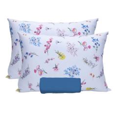 Jogo de Cama Lençol Queen Malha Algodão Portallar 3 Peças