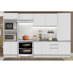 Cozinha Completa Madesa 100% Mdf Acordes 2 Gavetas 11 Portas
